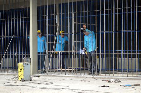 Obras em andamento na Penitenciária José de Deus Barros em Picos