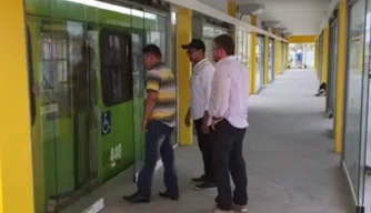 Primeiro teste em estação de passageiros de Teresina