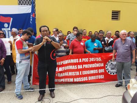 Manifestação da CUT em Teresina