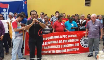 Manifestação da CUT em Teresina