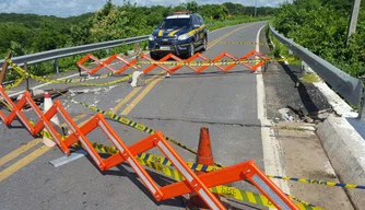 Ponte do Retiro volta a ser interditada no litoral piauiense