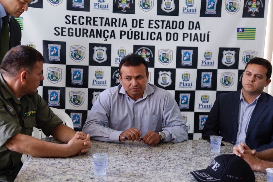 Segurança do Piauí se reúne para garantir lisura do concurso da PM