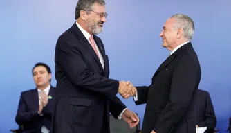 Atual Ministro da Transparência e o Presidente da República, Michel Temer.