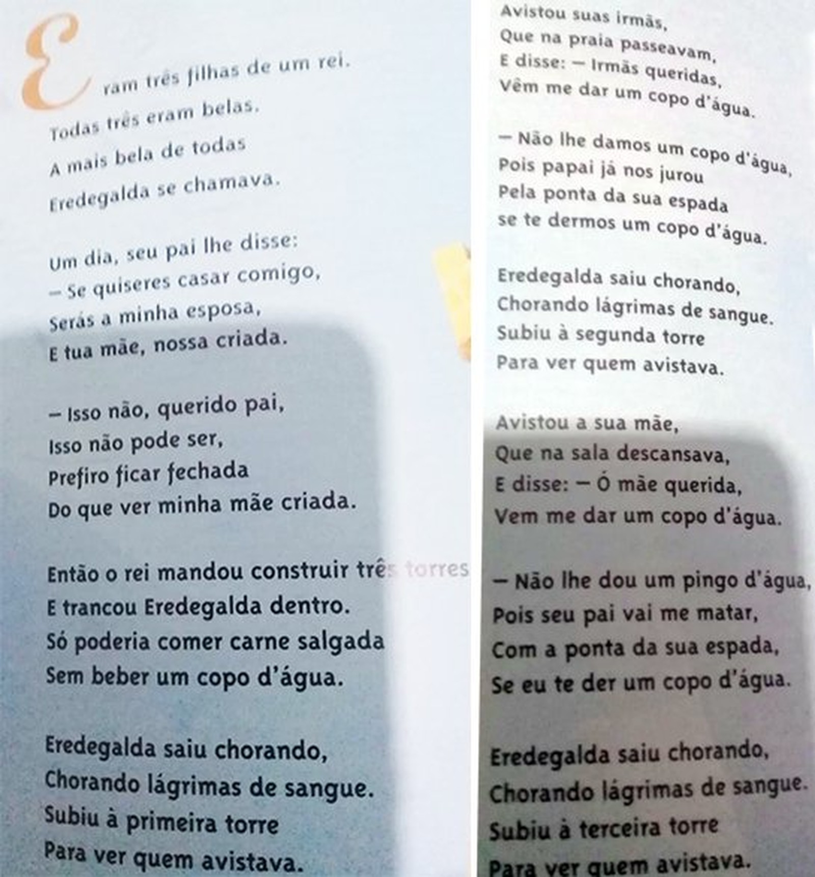 Conto A triste história de Eredegalda.