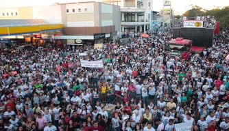 Concentração da Marcha para Jesus em Teresina