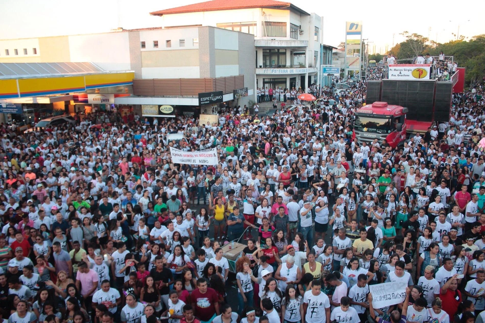 Concentração da Marcha para Jesus em Teresina