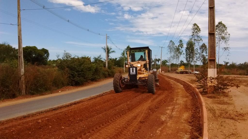 Obras da Avenida Josué de Moura Santos