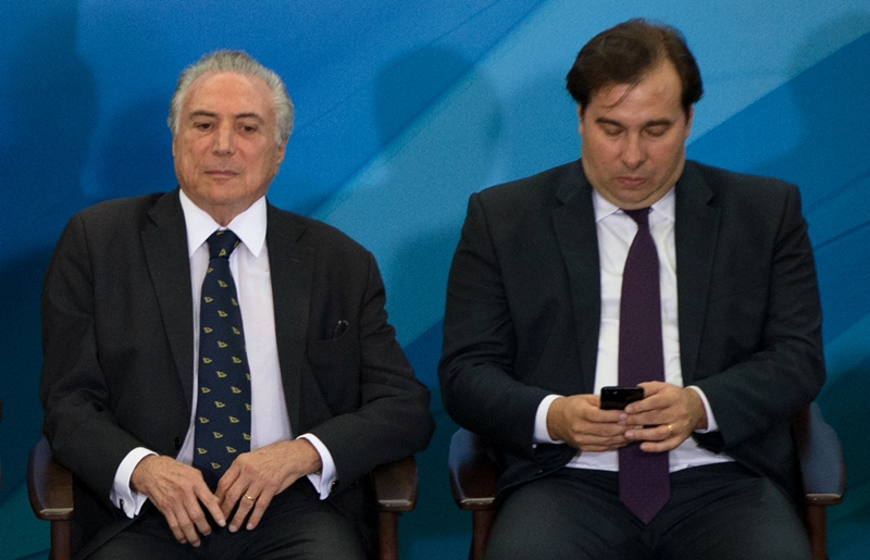 Michel Temer e Rodrigou Maia