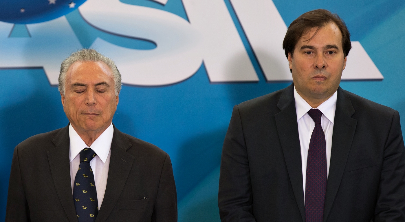 Temer e Rodrigo Maia