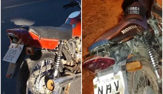 Motocicletas apreendidas pela Ciptran.