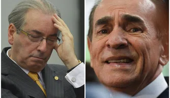 Marcelo Castro (PMDB-PI) e Eduardo Cunha (PMDB-RJ).