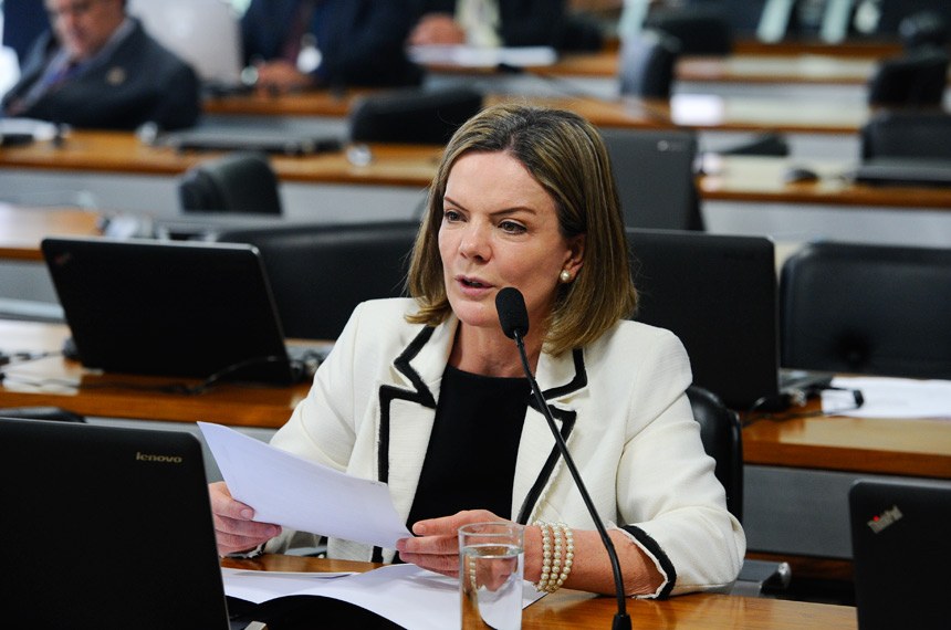 Relatora do Projeto, senadora Gleisi Hoffmann.