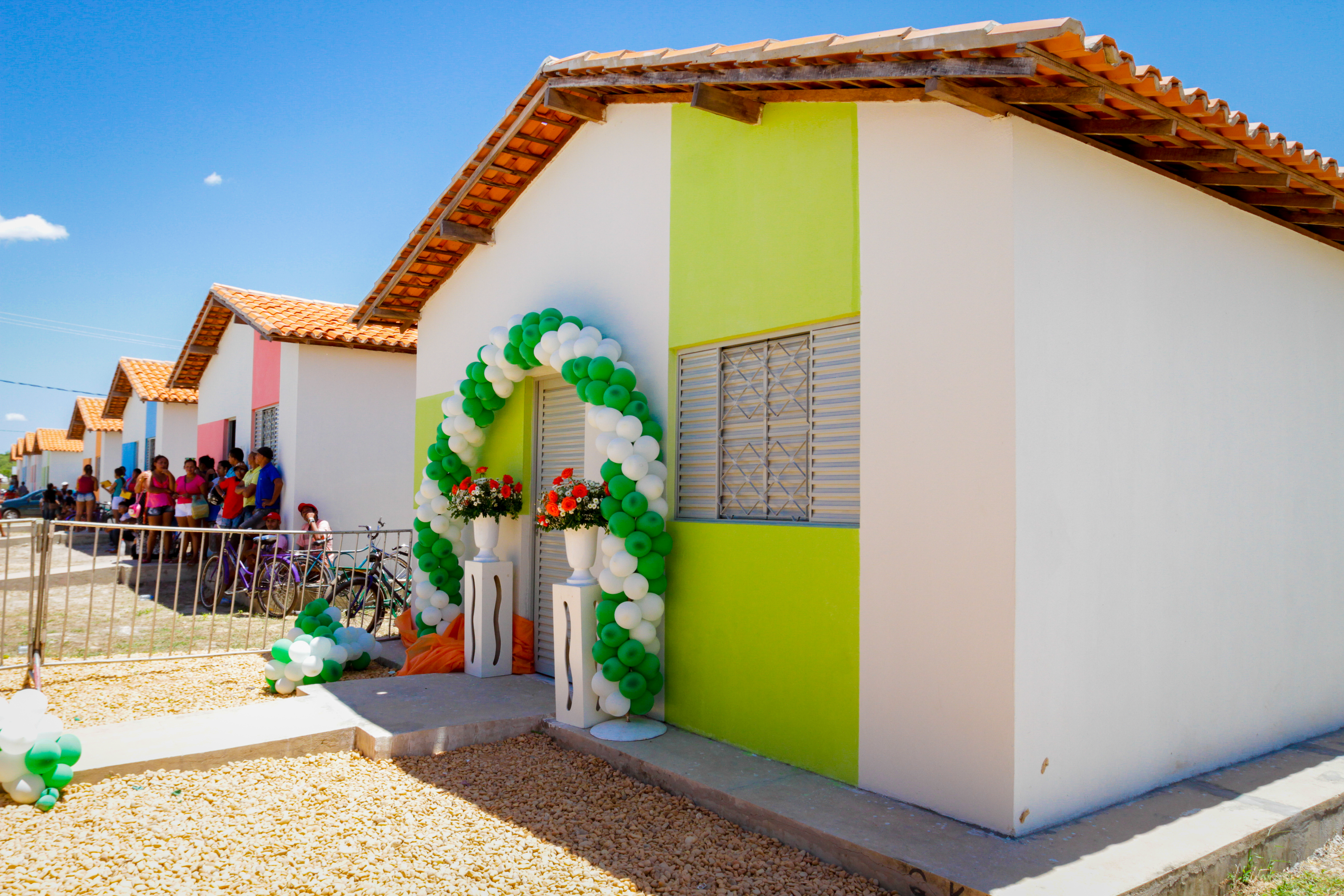 Inauguração do Conjunto Habitacional Santa Helena, em União.