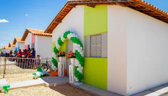 Inauguração do Conjunto Habitacional Santa Helena, em União.