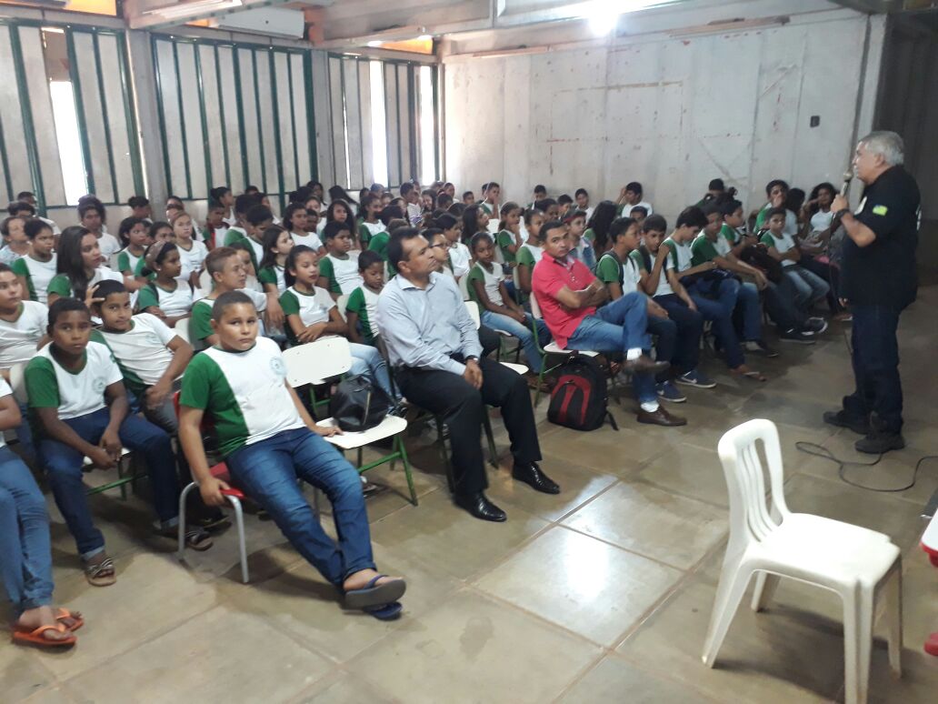 Palestra do delegado Menandro Pedro