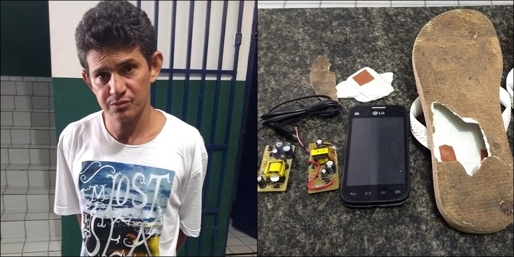 Homem é preso com celular tentando entrar na Casa de Custódia