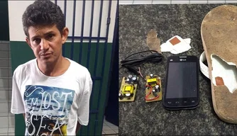 Homem é preso com celular tentando entrar na Casa de Custódia