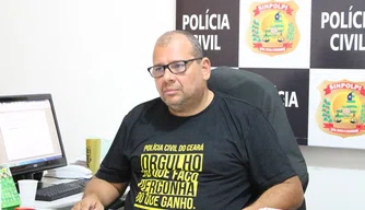 Presidente do Sinpolpi, Constantino Júnior.