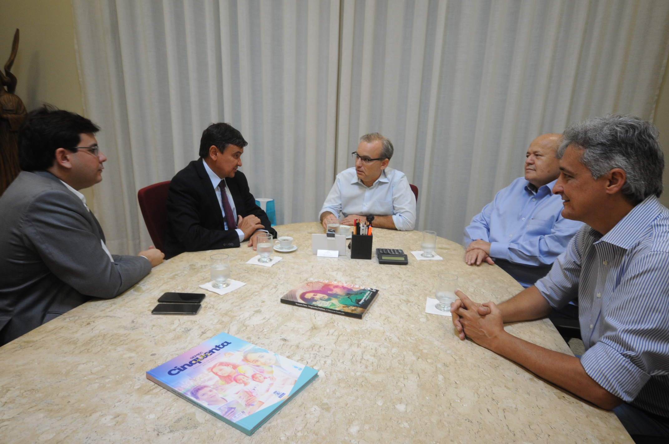 Encontro entre Firmino Filho e Wellington Dias