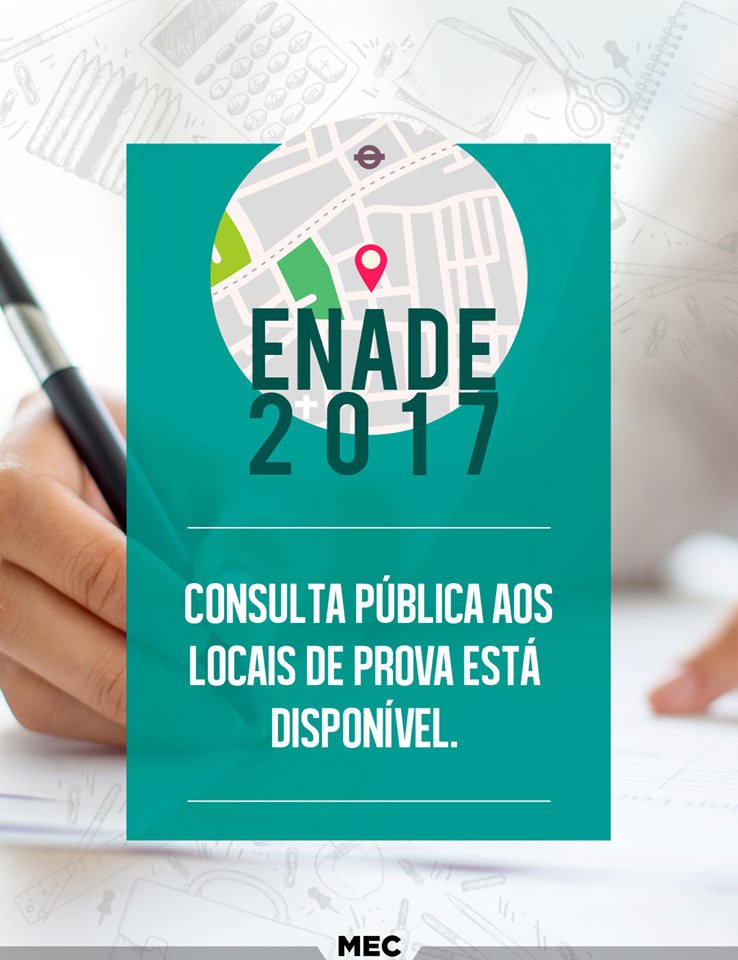 ENADE será realizado neste domingo (26).