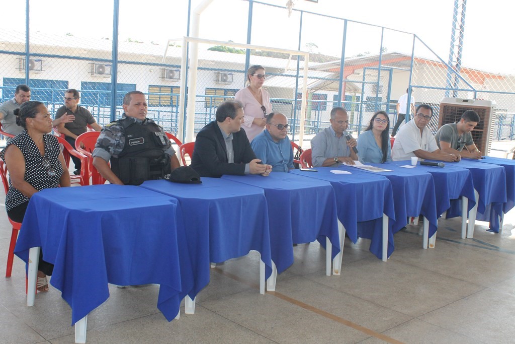 Audiência púbica realizada no bairro Vale do Gavião.