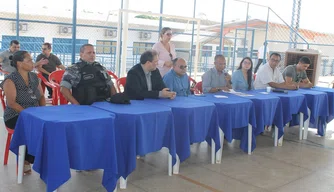 Audiência púbica realizada no bairro Vale do Gavião.