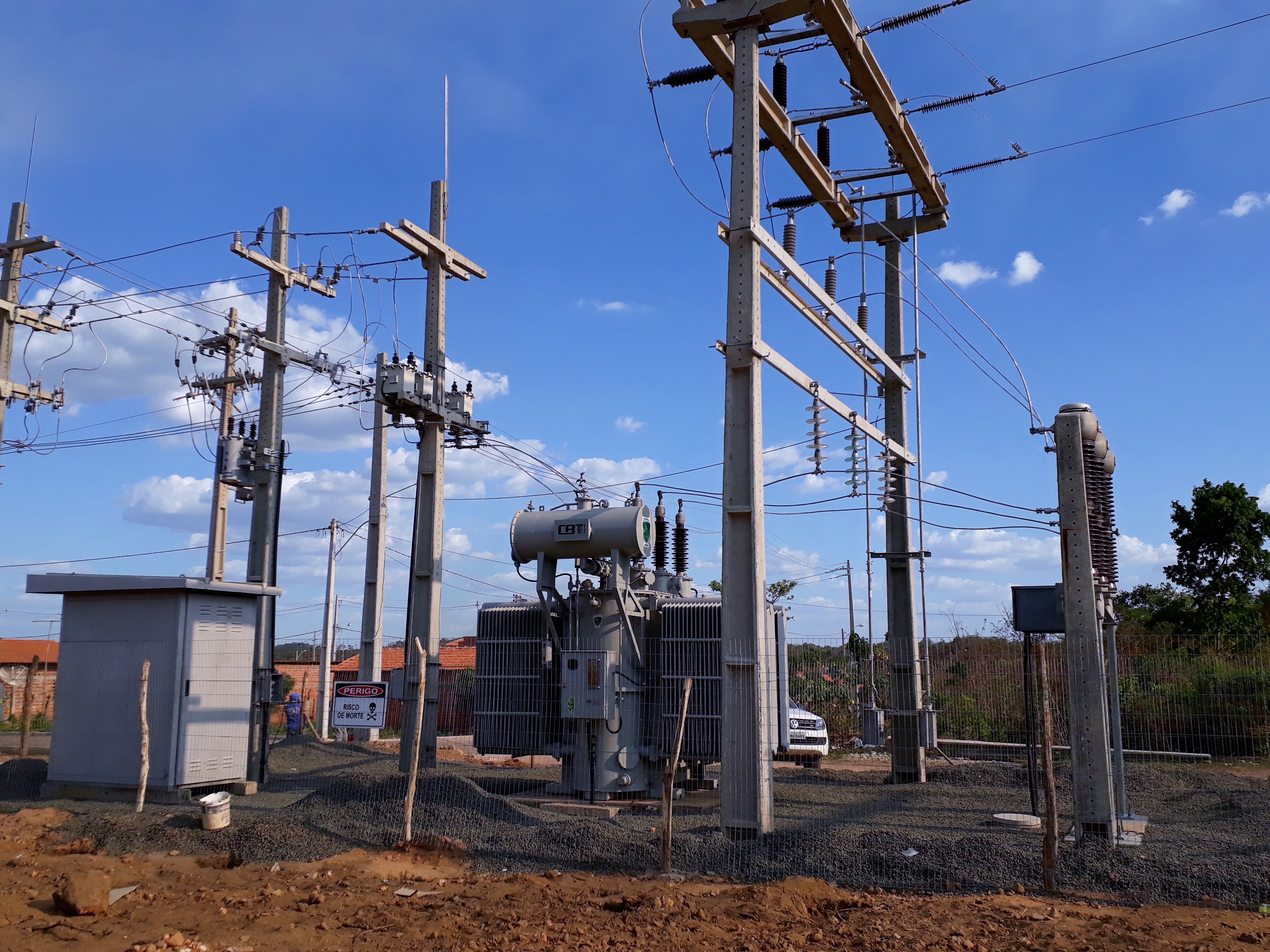 Subestação de energia da Eletrobras Piauí.