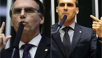 Jair e Eduardo Bolsonaro ganham R$ 730 mil de auxílio moradia mesmo possuindo apartamento em Brasília.