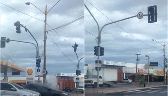 Semáforos da Av. Miguel Rosa sem funcionar