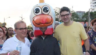 Luciano Nunes e Firmino Filho em blocos de rua de Teresina