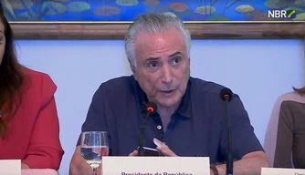 Temer participa de reunião com líderes políticos em Boa Vista-RR.