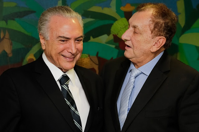 Michel Temer e Mão Santa.