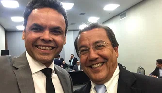 Gil Carlos e Jonas Moura após formação de chapa.