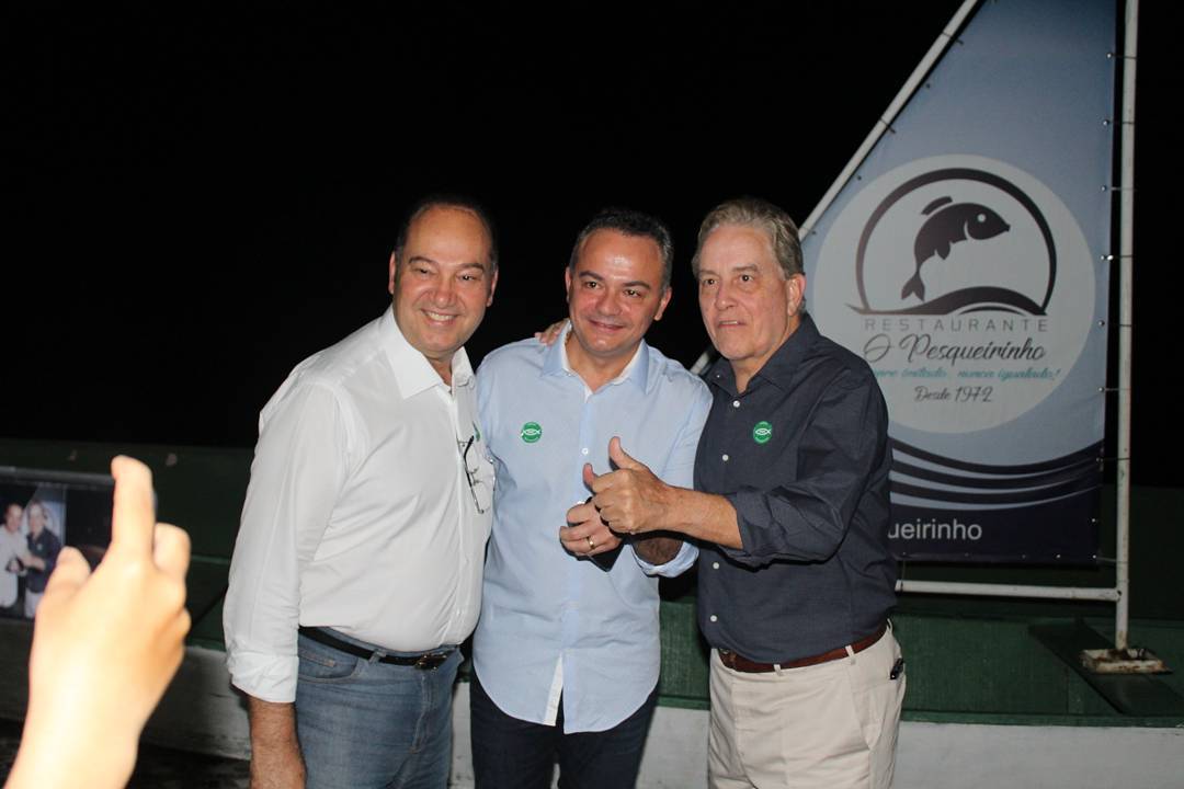 Pastor Everaldo, Valter Alencar e Paulo Rabello.