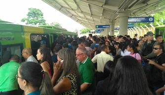 Terminal de Integração do Bela Vista teve problemas com lotação.