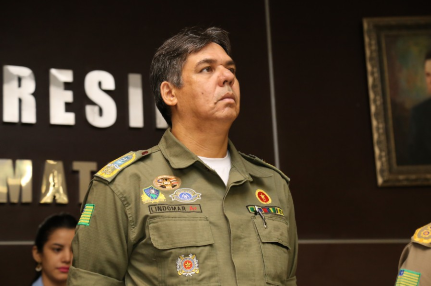 O comandante-geral da PM, Lindomar Castilho Melo