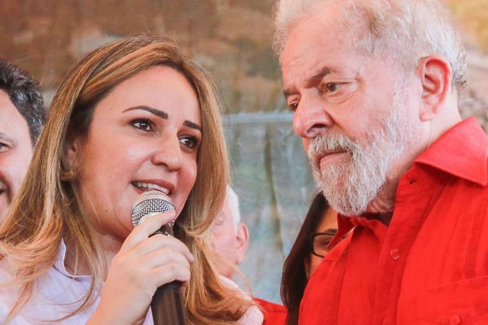 Deputada Rejane Dias e o ex-Presidente Lula.