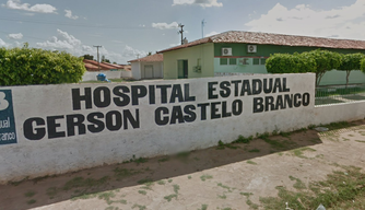 Hospital Estadual Gerson Castelo Branco, em Luzilândia.