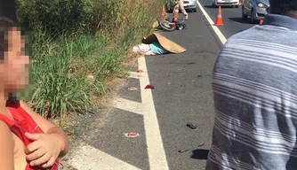 O acidente aconteceu na tarde desta quinta-feira (07).