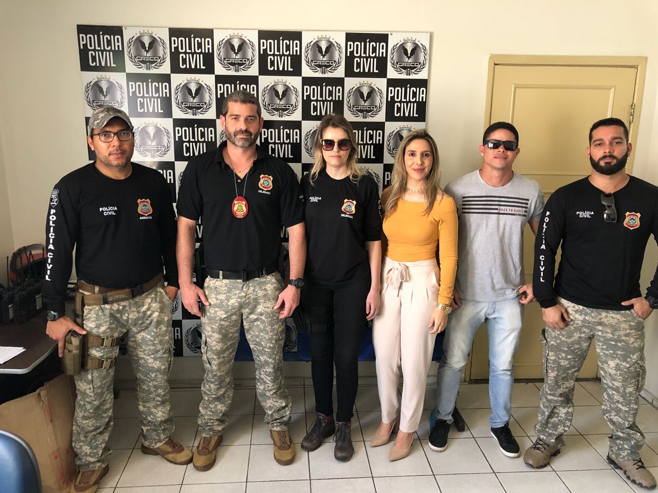 Equipe da Polícia Civil