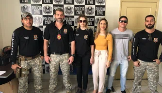 Equipe da Polícia Civil