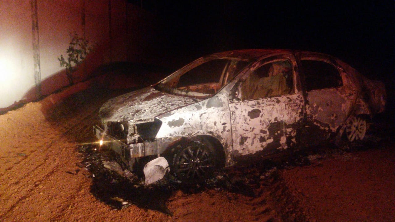 Veículo de Macelo Henrique encontrado na noite de ontem (09).