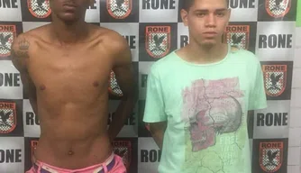 Suspeitos foram presos no bairro Cabral, após crimes realizados na zona Leste.