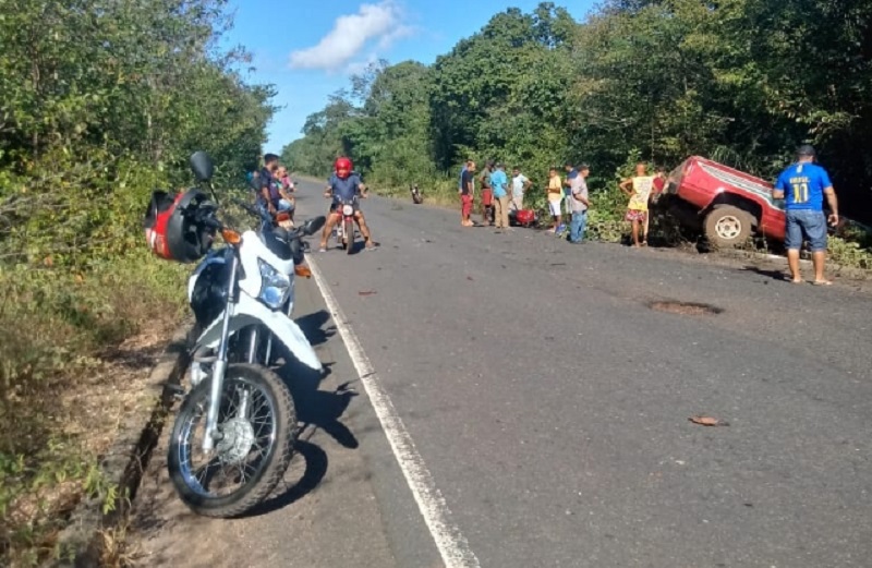 O mototaxista veio à óbito com o impacto do acidente.