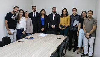 OAB-PI recebe visita de aprovados em concurso de agentes penitenciários