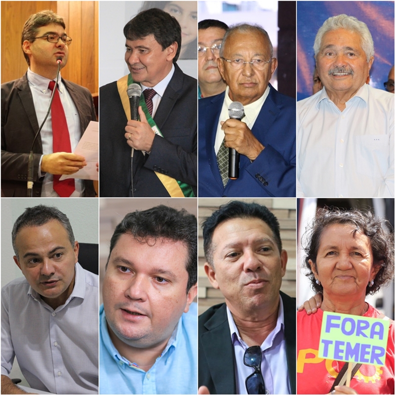 Candidatos ao Governo do Piauí divulgaram suas agendas de campanha.