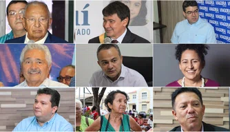 Candidatos ao Governo do Piauí divulgaram suas agendas de campanha.