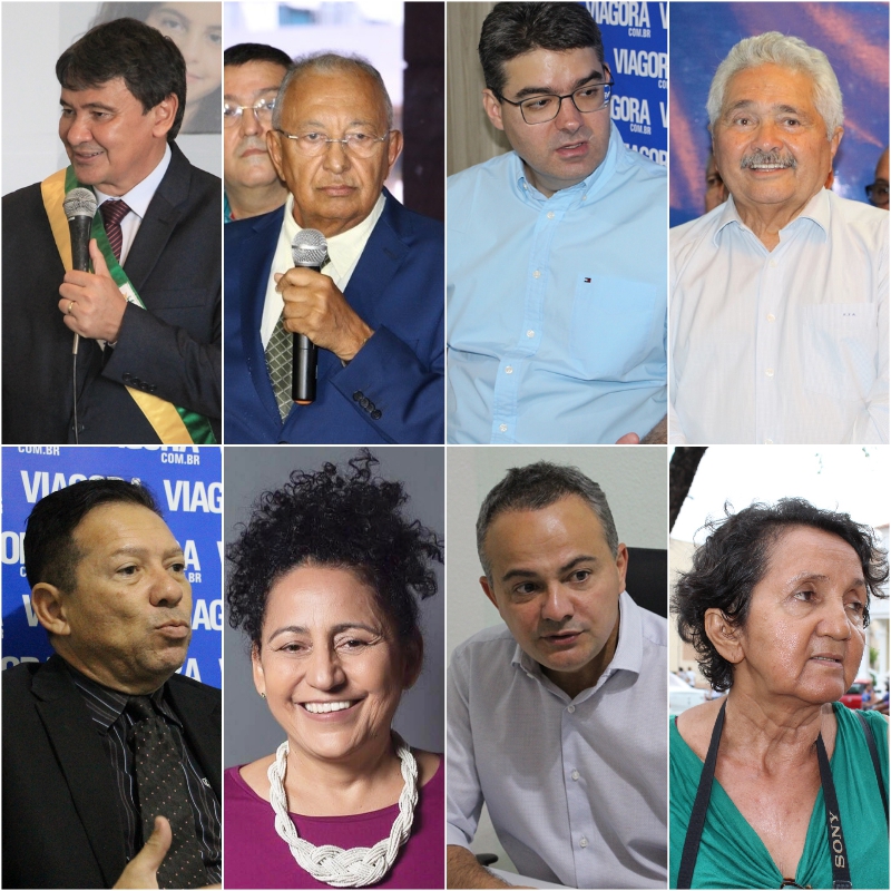 Candidatos ao Governo do Piauí divulgaram suas agendas de campanha.