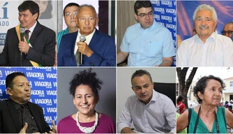 Candidatos ao Governo do Piauí divulgaram suas agendas de campanha.