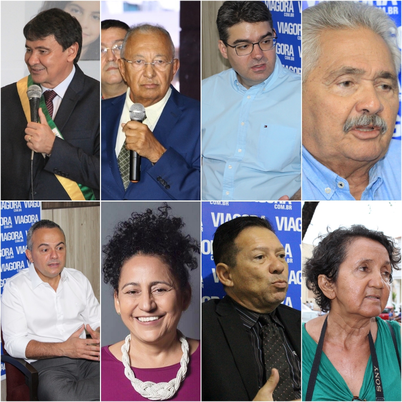 Candidatos ao Governo do Piauí divulgaram suas agendas de campanha.